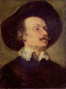 Bildnis des Schlachtenmalers Pieter Snayers Anthony Van Dyck